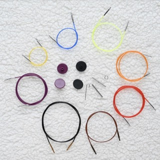 KnitPro színkódos kábel - 60 cm