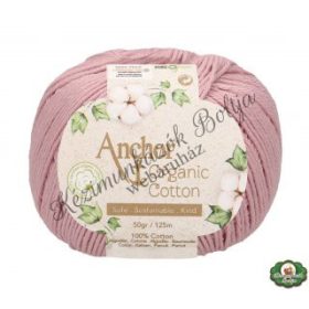 Organic Cotton - Virág lila