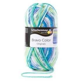 Bravo Color - Aqua jacquard