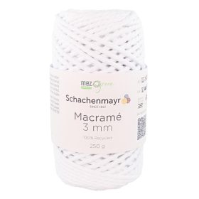 Macramé 3 mm - Fehér