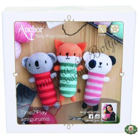   Anchor Baby Pure Cotton horgoló készlet - Time2Play amigurumi figura készlet