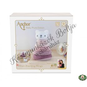   Anchor Baby Pure Cotton horgoló készlet - Készségfejlesztő foglalkoztató cicás