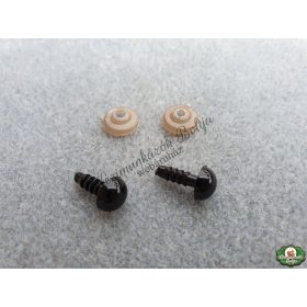 Biztonsági szem - 9 mm-es fekete