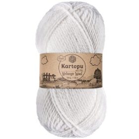 Melange Wool - Fehér