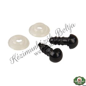 Biztonsági szem - 6 mm-es fekete (német premium)