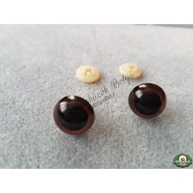 Biztonsági szem - 18 mm-es barna