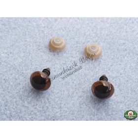 Biztonsági szem - 10 mm-es barna