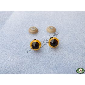 Biztonsági szem - 14 mm-es borostyán sárga