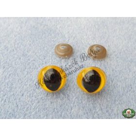 Biztonsági szem - 14 mm-es sárga (cicaszem)