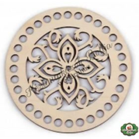 Kosár fedő fából - 15 cm